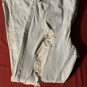 Light wash jeans